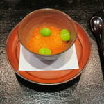 草庵 鍋島 - 新物のイクラ、新銀杏、餅米