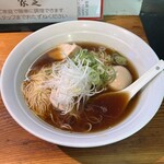らーめん芝浜 - 〈歌丸〉かけそば
                                麺大盛 150円
                                味玉150円
                                鶏コンフィ 330円