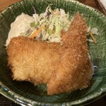 和楽亭 澤 - 日替り定食のアジフライ