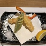 個室かに料理 蟹なが - ズワイガニの天麩羅