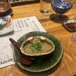 貝と魚と炉ばたのバンビ - 蟹味噌甲羅焼
