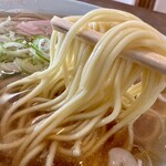 若竹食堂 - 小麦感豊かな中細ストレート麺