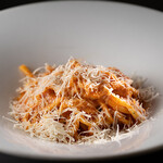 オステリア・エッコ - 赤ピーマンの手打ちタリオリーニ