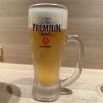 金沢炉端あっぱれ - 今更生ビール笑