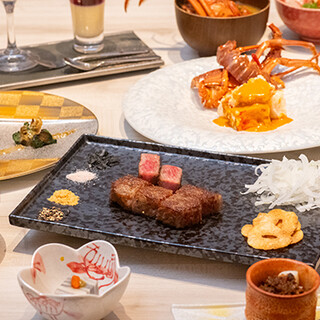 良質な食材をその時のベストな美味しさで愉しめるコース各種