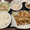 歓迎 - 羽根付き餃子定食