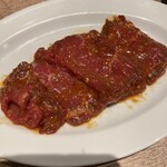 焼肉ホルモンあさひ - ジビーフ味噌だれ