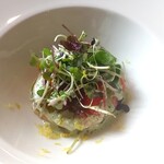 operetta - サーモンと帆立のタルターラ