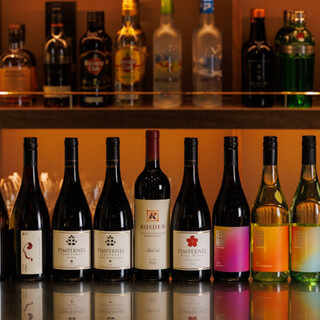 高級割材「フィーバーツリー」使用！オーストラリアワインも充実