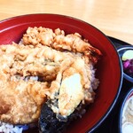 やぶ善 - 本日の"タネ"は、★ 海老
      ★ 穴子
      ★ 茄子
      ★ 南瓜。