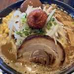 ら麺のりダー - 濃厚みそらーめん1,050円＋味玉120円