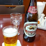 チャイナグリル マダムシェンロン 広島 - キリンクラシックラガー瓶ビール