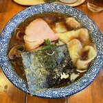 らーめん森や。 - はるゆたかわんたんめん 正油　中太麺　1120えん