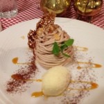 ビストロ ダ アンジュ -  デザート　モンブラン