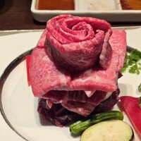 天空焼肉 星遊山 - 肉ケーキ