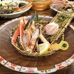 越前がに やまに水産 - 焼きかに