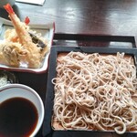 手打そば うどん あわ家 頌庵 - 天せいろそば♪