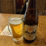 呑み食い処 わら家 - 中瓶ビール
