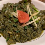 ナワブ - 2024.12・Palak Gosht 1650円、汁っぽくない所が大事