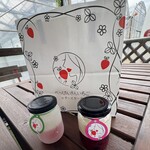 農園cafe苺果 - べっぴんさんいちごのチーズケーキ＆ブルーベリーチーズケーキ