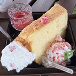 農園cafe苺果 - シフォンケーキ