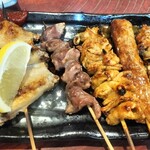 居酒屋 久保田 - 串焼き5本盛合せ