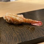 鮨 銀座おのでら 登龍門 - ボタンエビ¥980