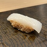 鮨 銀座おのでら 登龍門 - スミイカ¥410