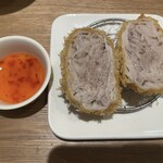 とんかつ成蔵 - チリソースはタイ料理で使われているようなもの