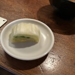 とんかつ かつせい - 白菜のお新香。
