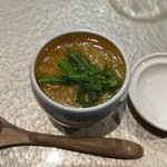 中国菜 てのひら - この上海蟹の茶碗蒸しがめちゃ美味かった