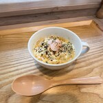 えびそば 緋彩 - 小エビのチーズリゾット