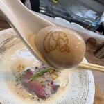 えびそば 緋彩 - ここにも海老ちゃん♡