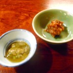 燗酒嘉肴 壺中 - 鴨味噌、牡蠣塩辛