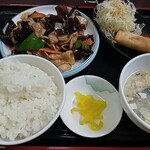 台湾料理 福祥居 - きくらげと豚肉炒めランチ