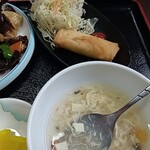 台湾料理 福祥居 - 揚げ物とスープ