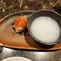 梨の家 五反田店 - 和牛寿司スープ
