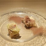 RISTORANTE IL NODO - セミフレッドとティラミス