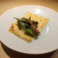 RISTORANTE IL NODO - 鯵と小松菜と青たまみかんのクレープ