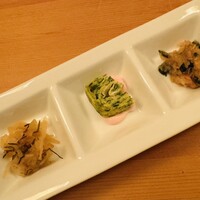 北の幸 海道 - 前菜の三点盛り