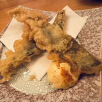 北の幸 海道 - 揚げ物は氷下魚（こまい）の天ぷら