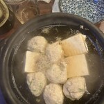 立ち呑み くにし - 豚つくね鍋