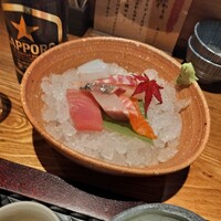 魚匠 銀平 道頓堀店 - お造り盛り合わせ