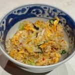 田中圭英 - ズッキーニ 縞えび XO醬の炒飯