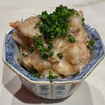 田中圭英 - れんこん セコガニ 白子の煮込み