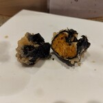 葉むら - 雲丹磯辺揚げ