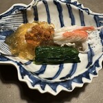 徳ㇵ本也 - 夫婦蟹に土佐酢ジュレ