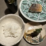 徳ㇵ本也 - 鯖のへしこ焼き定食