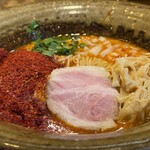 東のHIBARI - 鶏ポタ辛麺とき卵大辛ヨガブラスト