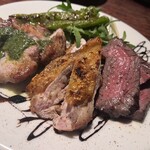 ALA - お肉の3種盛り